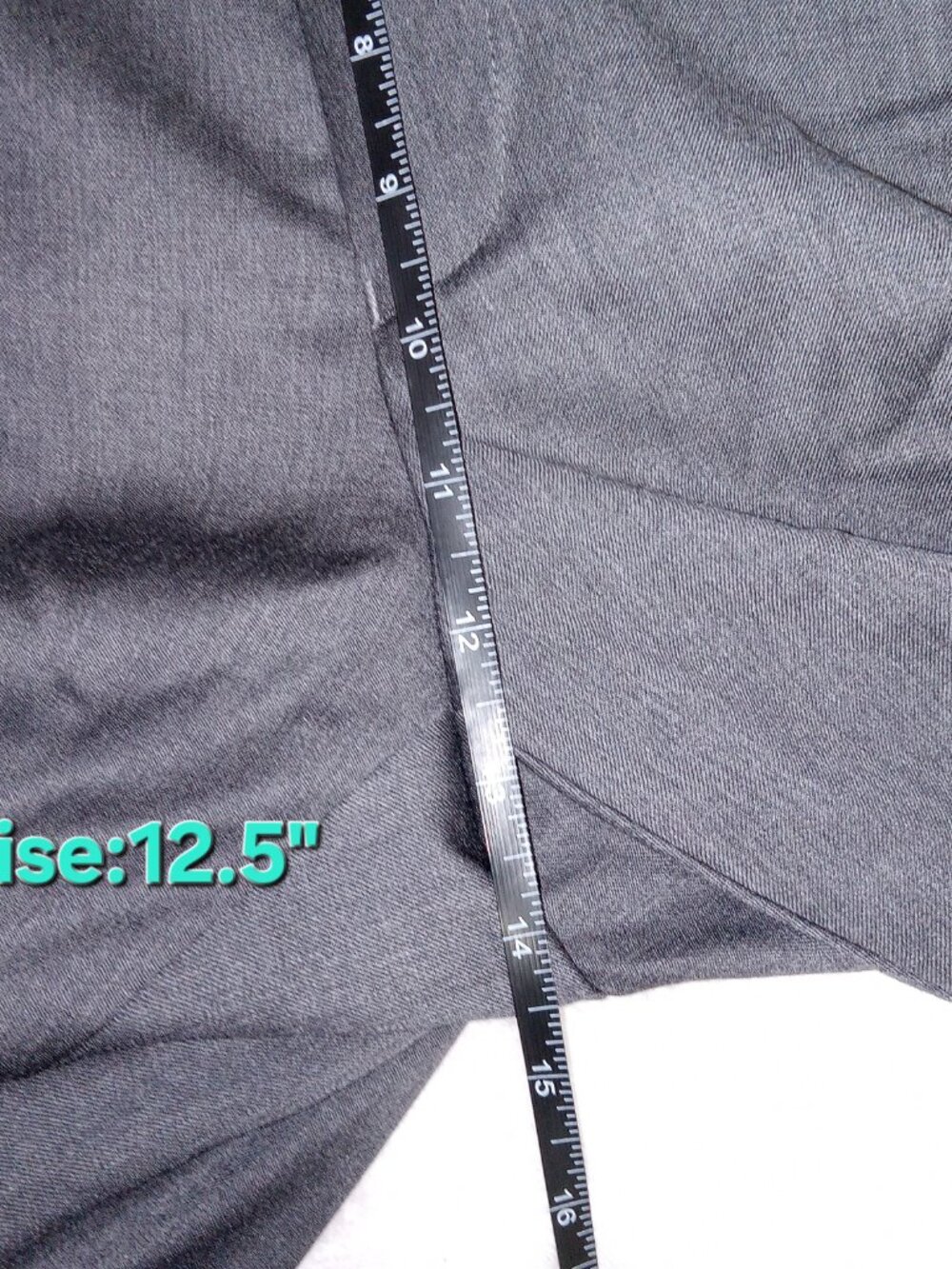 Jos A. Bank 46x30 Tailored Fit 100% Worsted Wool Dress Pants Gray NEW - Picture 9 of 11